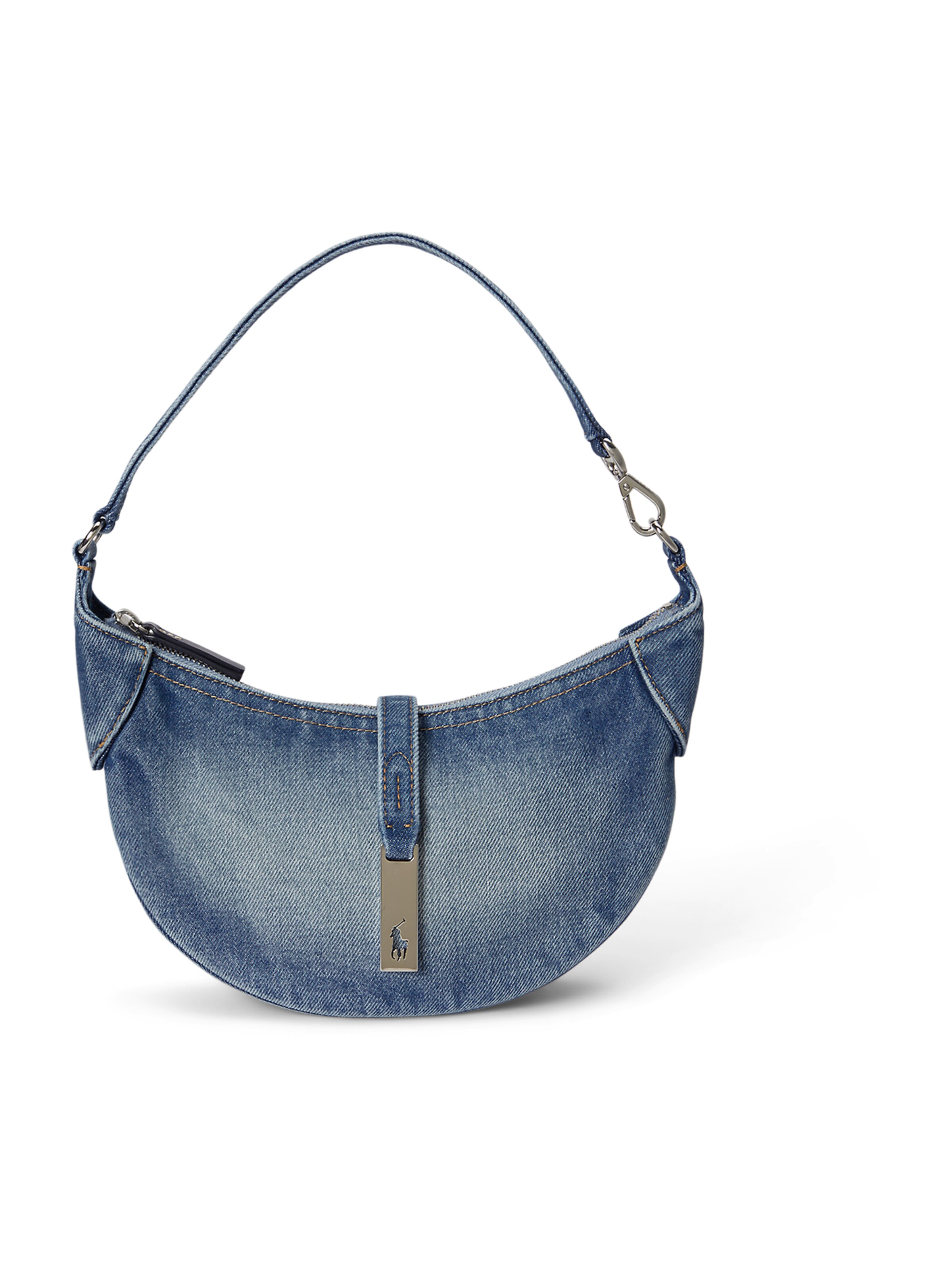 Borsa a spalla di Polo Ralph Lauren in blu: frontale