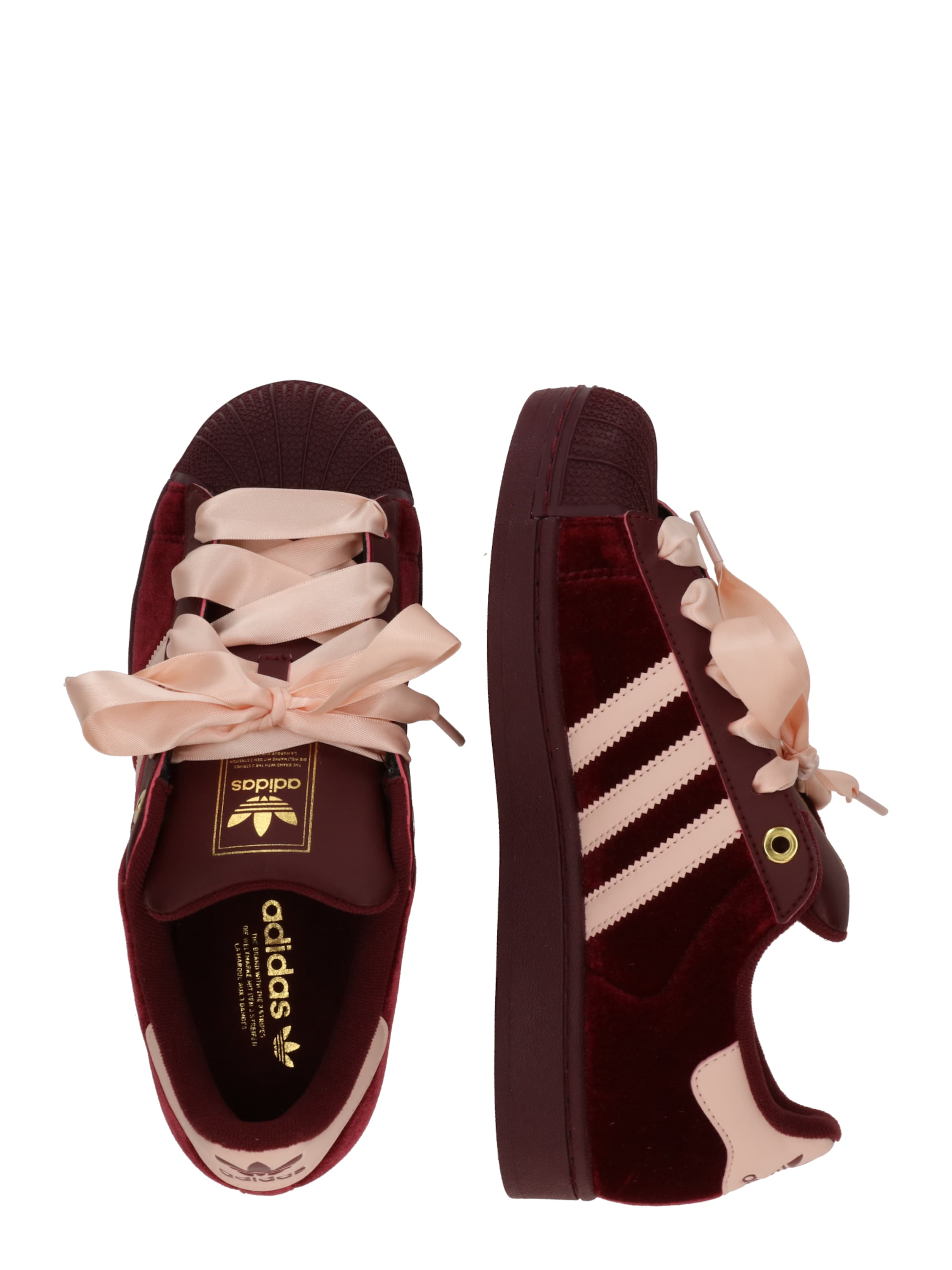 ADIDAS ORIGINALS Низкие кроссовки 'SUPERSTAR II' в Красный