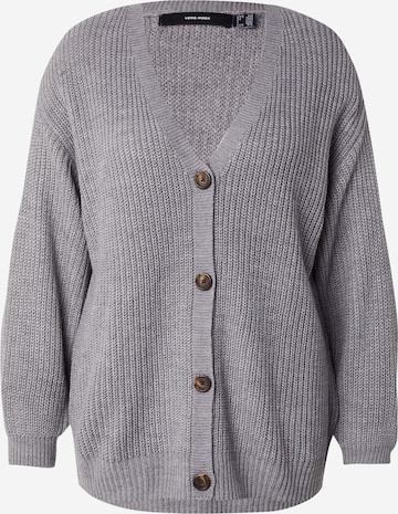 Cardigan Vero Moda Curve en gris : devant