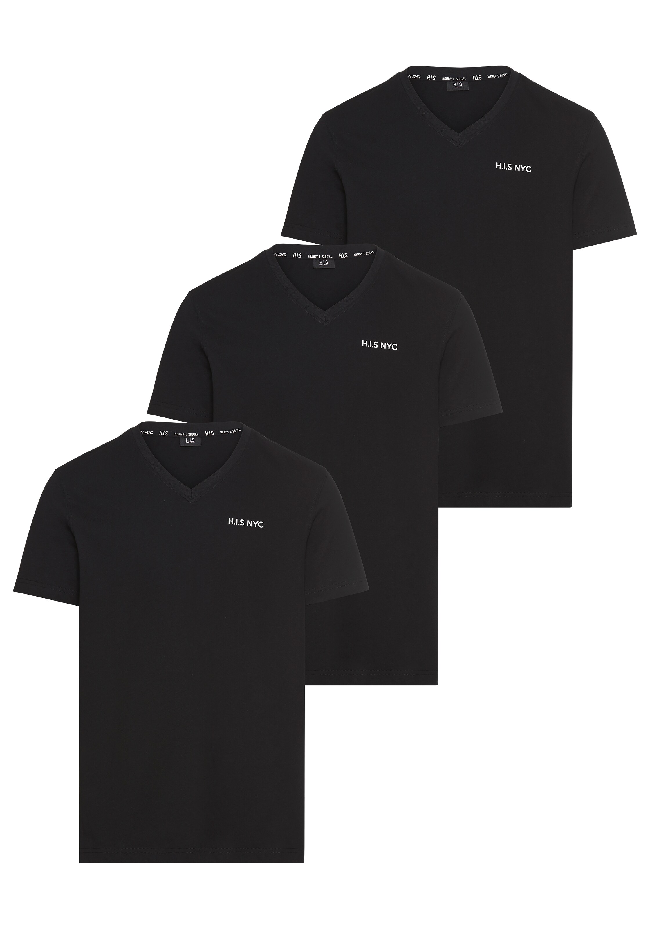 H.I.S Shirt in Black: front
