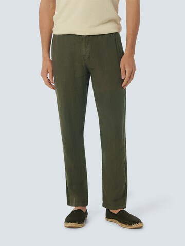 No Excess Regular Trousers in Grey: front