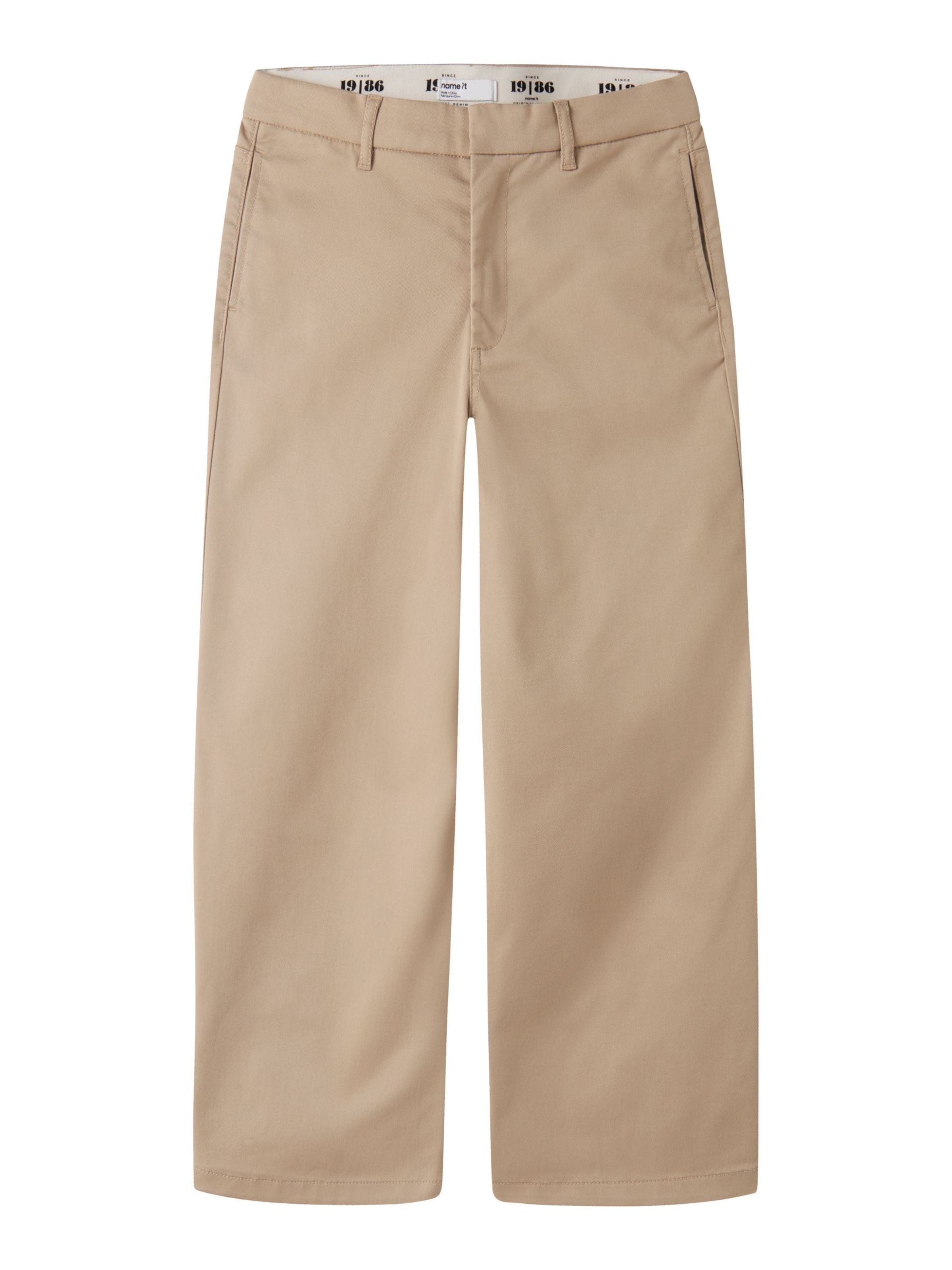 NAME IT - regular Vaquero en beige: frente