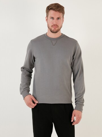 Buratti Sweatshirt in Grijs: voorkant