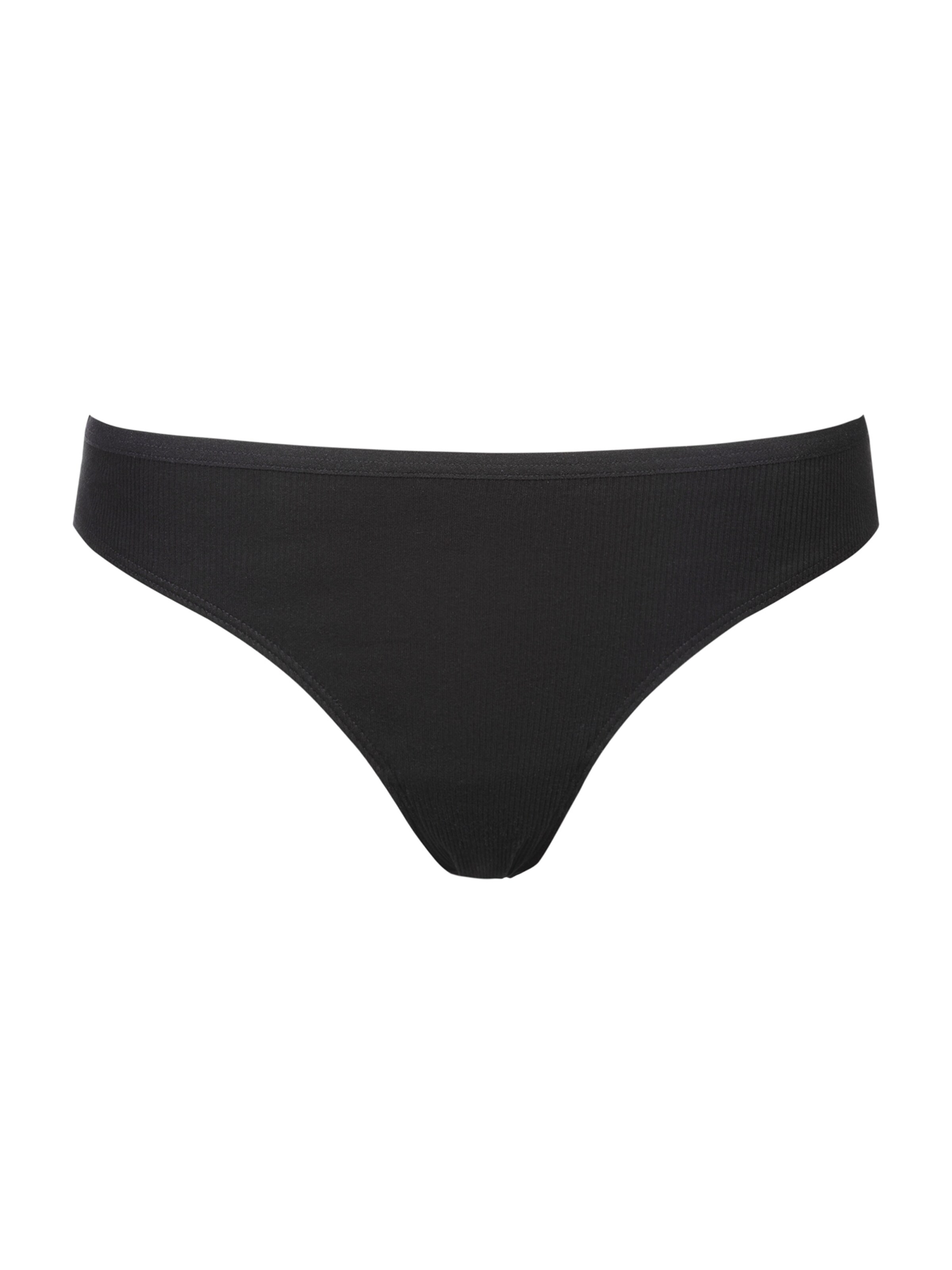 Mey Slip in Schwarz: Vorderseite