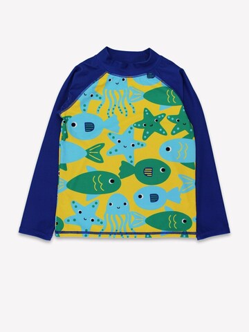 Toby Tiger Athletic Swimwear 'Fisch-Druck' in Yellow: front