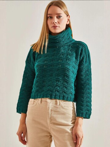 Bianco Lucci - Pullover em verde: frente