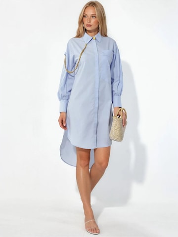 MSN Collection - Vestidos camiseiros em azul