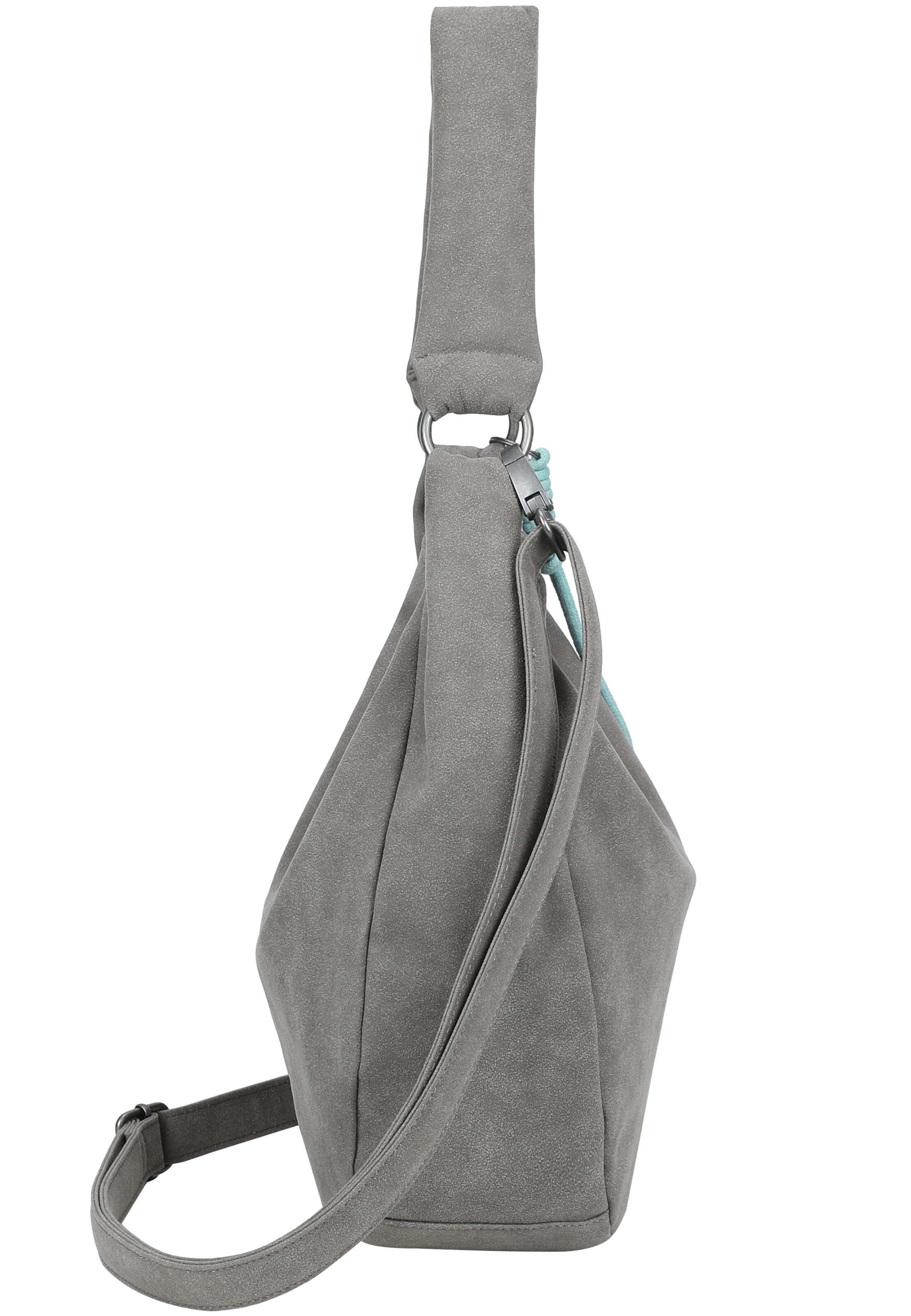 Fritzi aus Preußen Schoudertas 'Sue01 Suede Jacky Soft' in Grijs