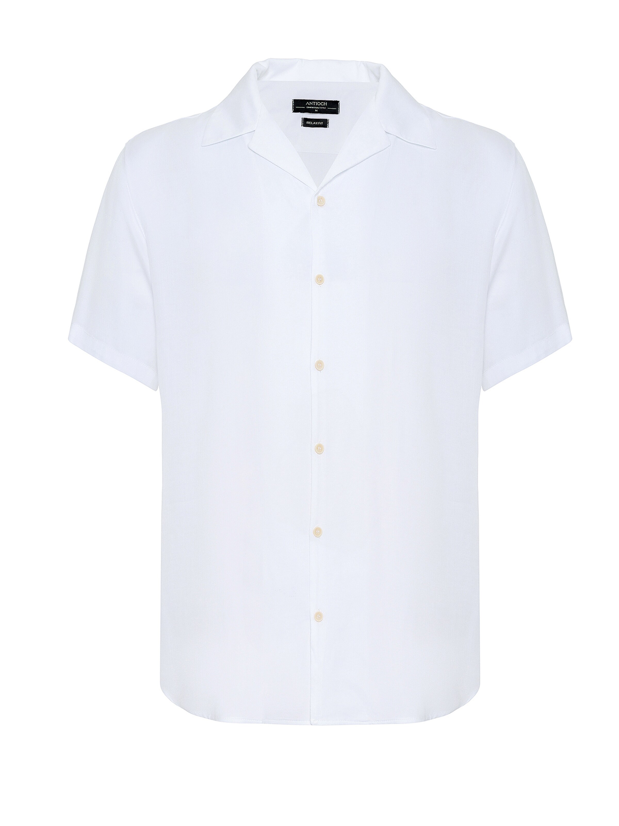 Antioch Mugav suurus Triiksärk, värv valge: eest vaates