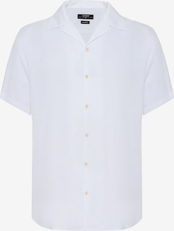 AntiochComfort Fit Košulja - bijela boja: prednji dio