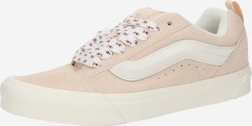 Baskets basses 'Knu Skool' VANS en beige : devant