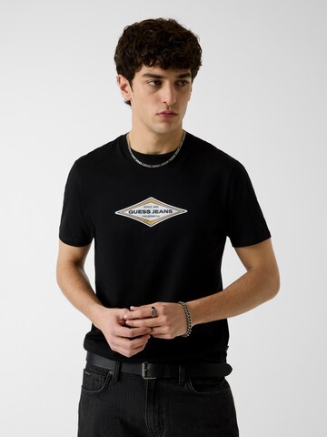 GUESS JEANS Tričko 'DIAMOND' - Čierna: predná strana