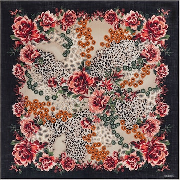 Foulard 'BLOOMING WILDERNESS WILDERNESS' Roeckl en beige : devant