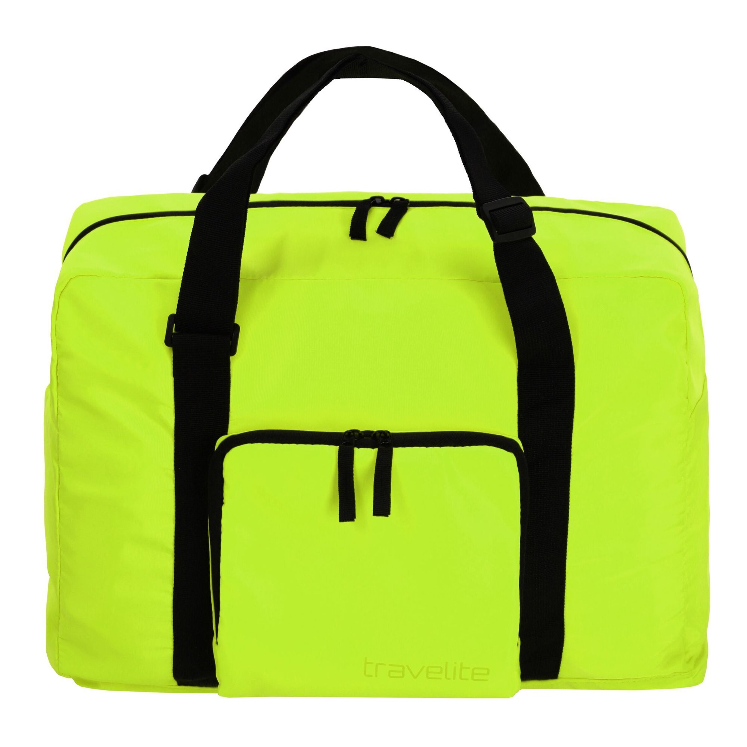 Borsa da viaggio TRAVELITE di colore verde neon / nero, Visualizzazione prodotti