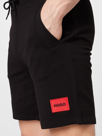 HUGO Red Regular Trousers 'Diz' in Black