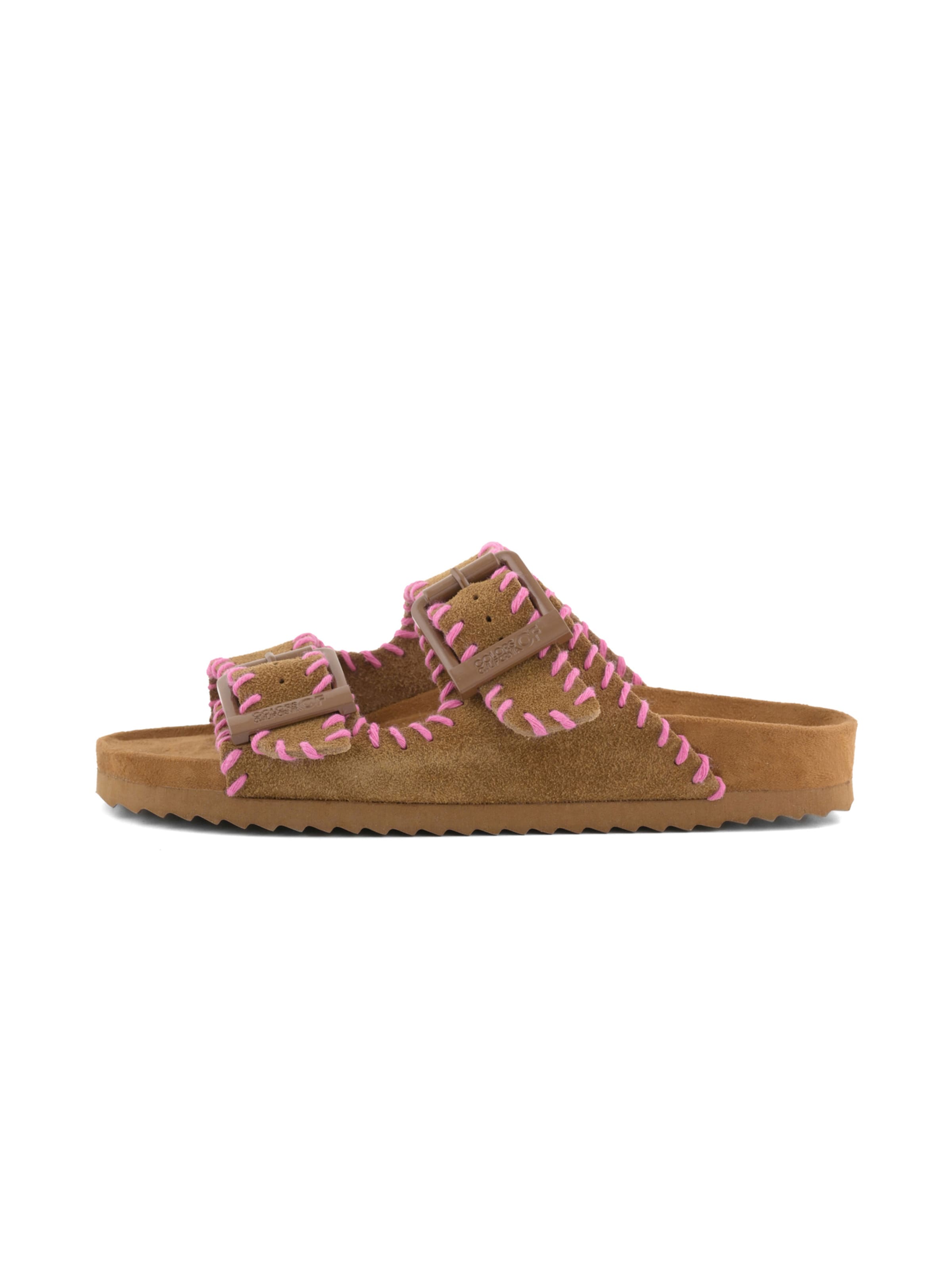 COLORS OF CALIFORNIA Pantolette i brun: sida