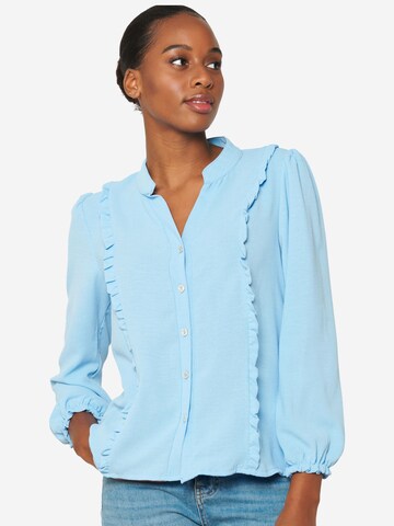 LolaLiza Blouse in Blue: front