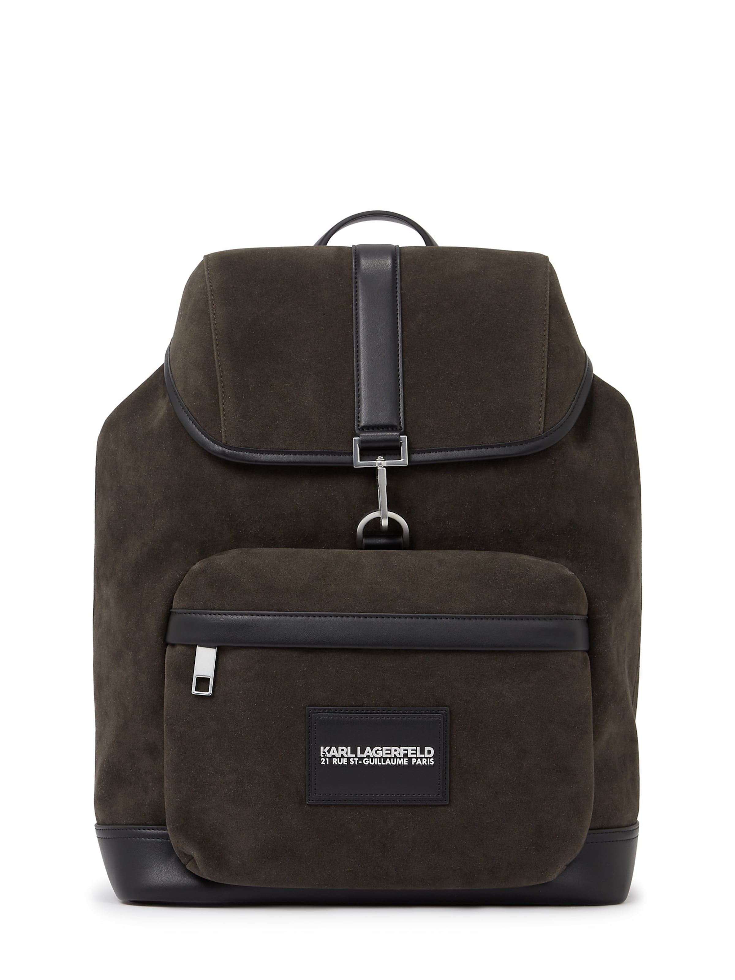 Zaino 'Traveller' di Karl Lagerfeld in marrone: frontale