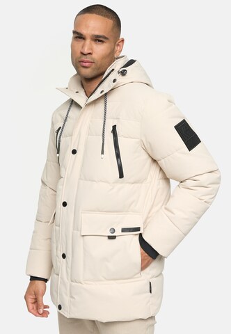 INDICODE JEANS Winter jacket 'Wess' in Beige