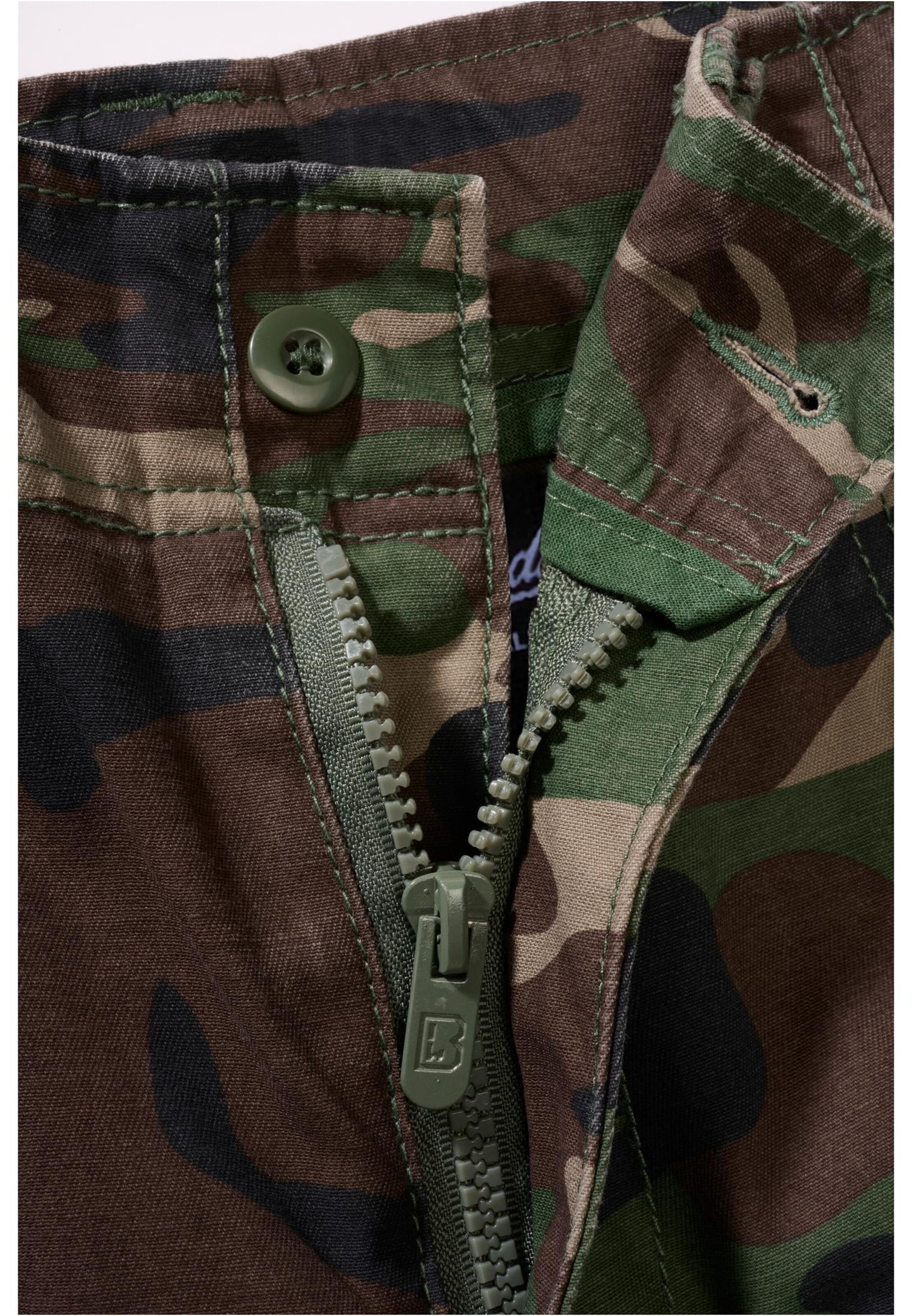 zaļš Brandit Vaļīgs piegriezums Bikses