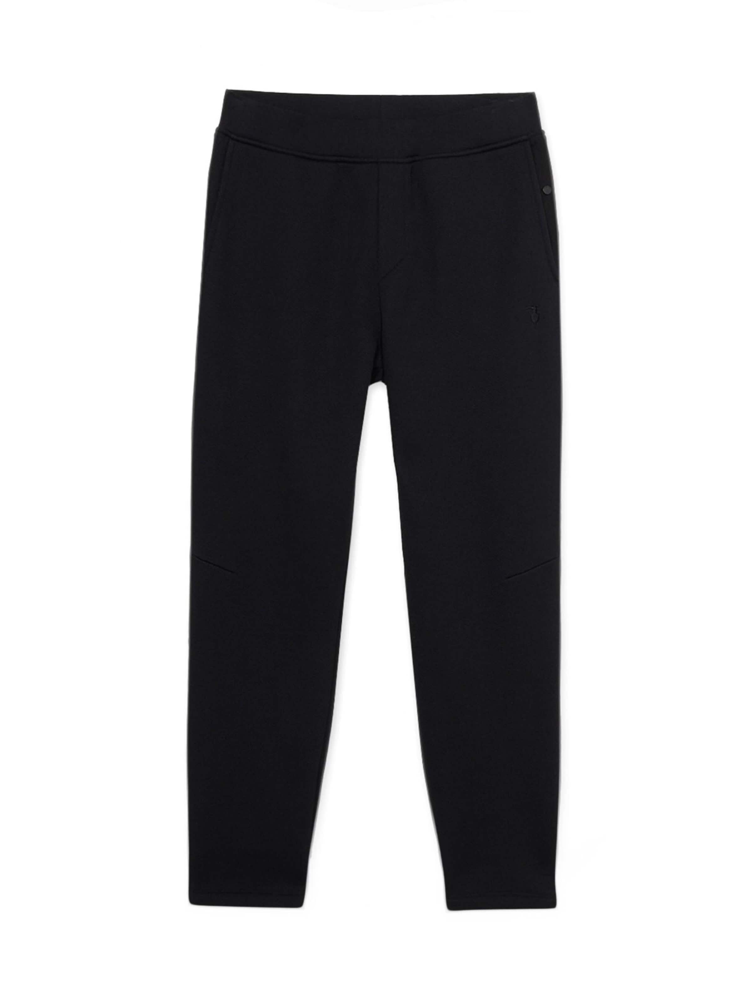 Trussardi Regular Broek in Zwart: voorkant