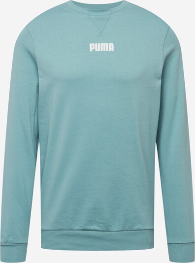 PUMA Sweatshirt de desporto em azul pastel / branco, Vista do produto