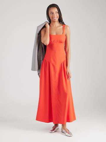 TOPSHOP Klänning 'VIOLA' i röd: framsida