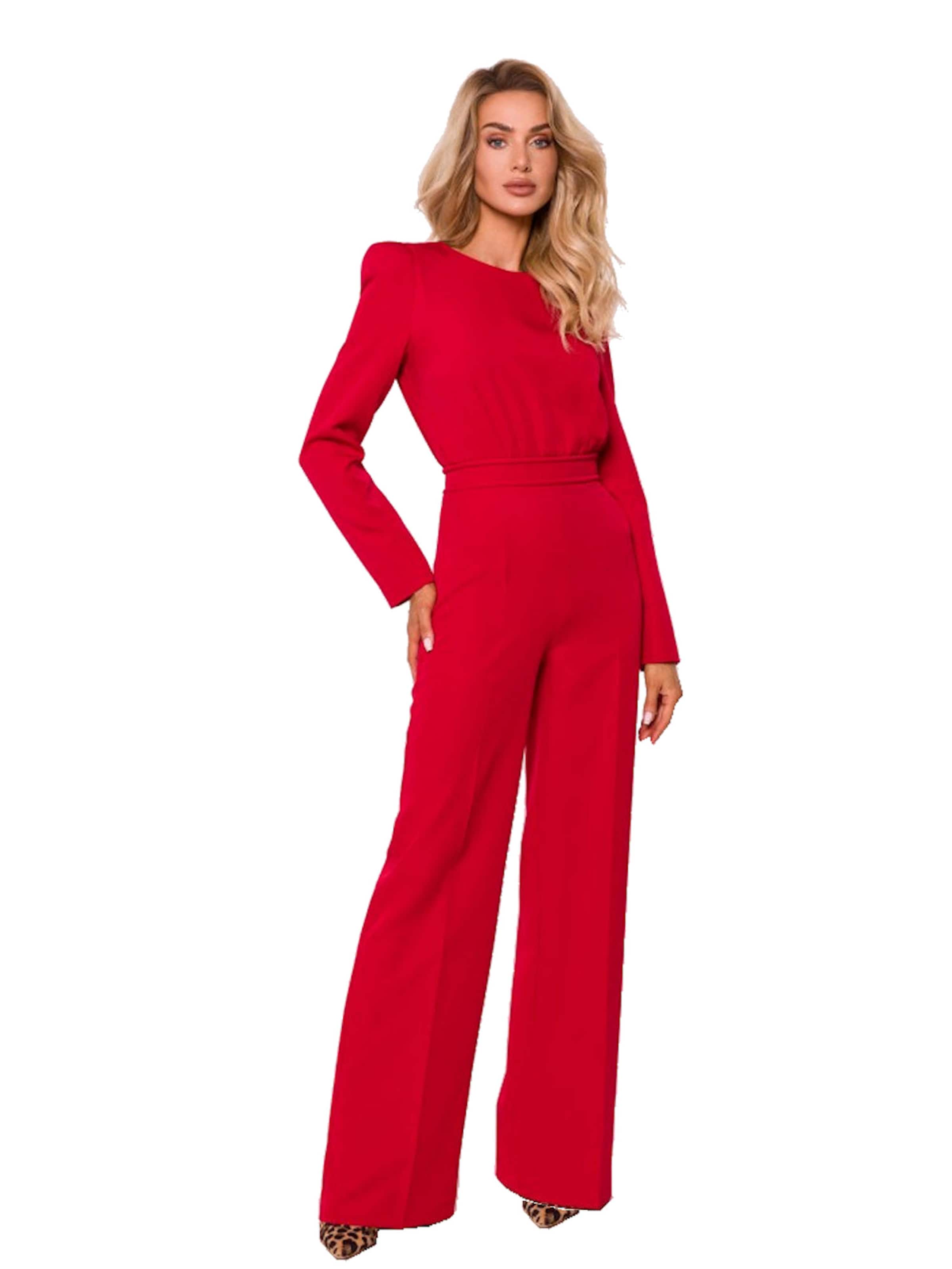 Numoco Jumpsuit 'Overall Adele'‌‌‌‌‌‌‌‌‌‌ in Rot
