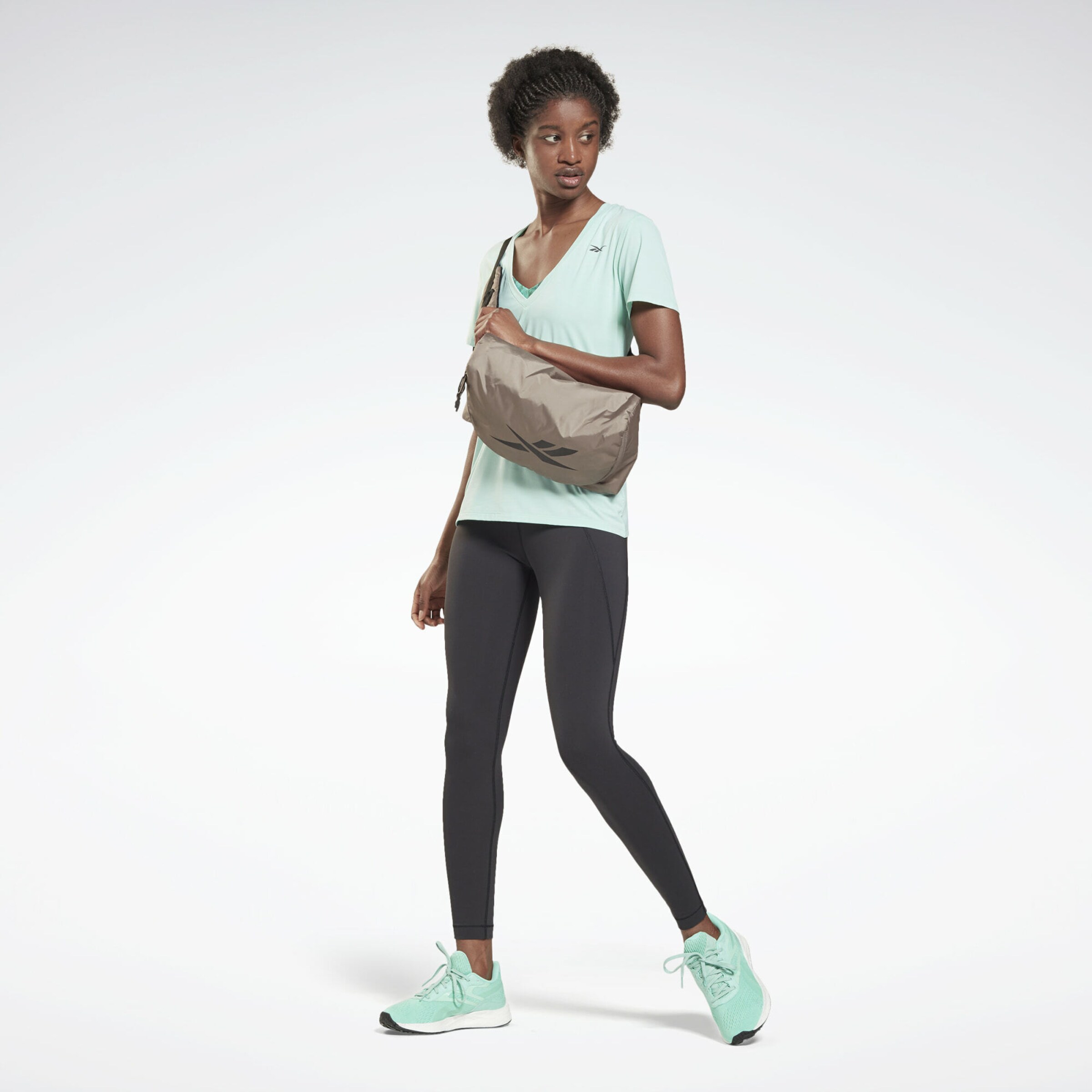 Frauen Sportarten Reebok Sport T-Shirt 'Athletic' in Mint - DF97586 Frauen Sportarten Reebok Sport T-Shirt 'Athletic' in Mint - DF97586