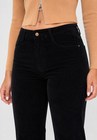 Regular Pantalon Elara en noir