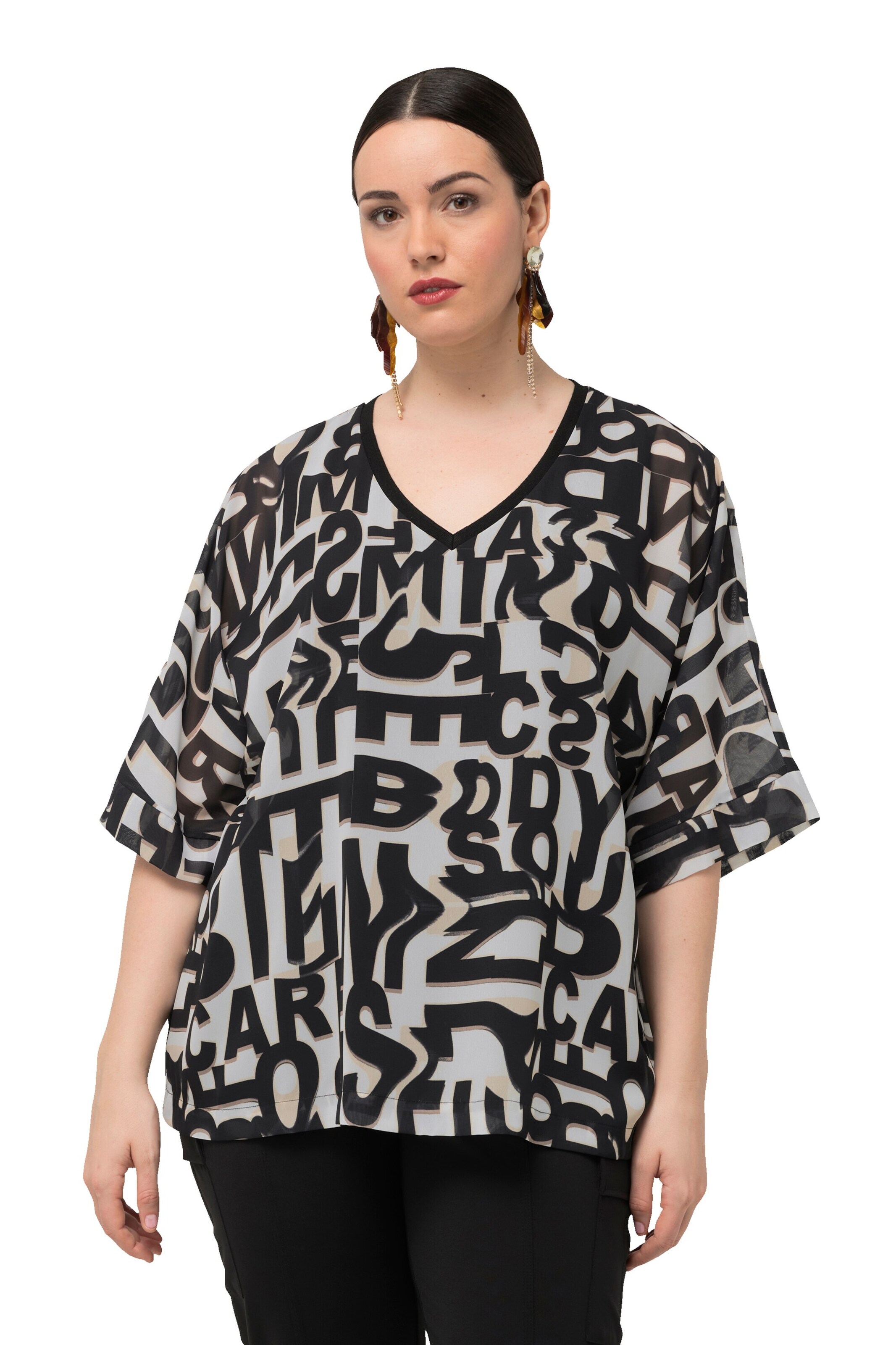 Ulla Popken Tunic in White: front