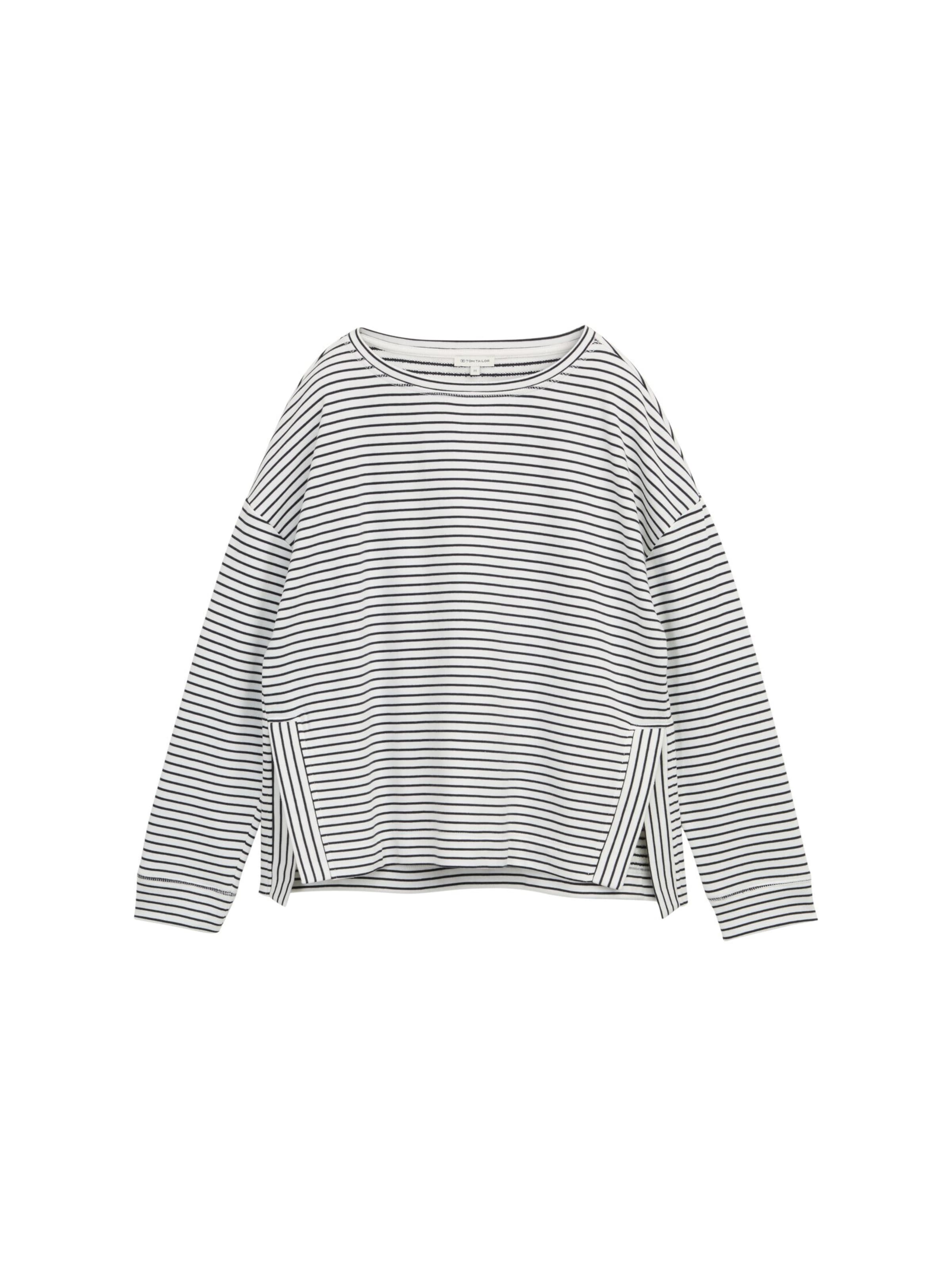 TOM TAILOR Sweatshirt in Blauw: voorkant