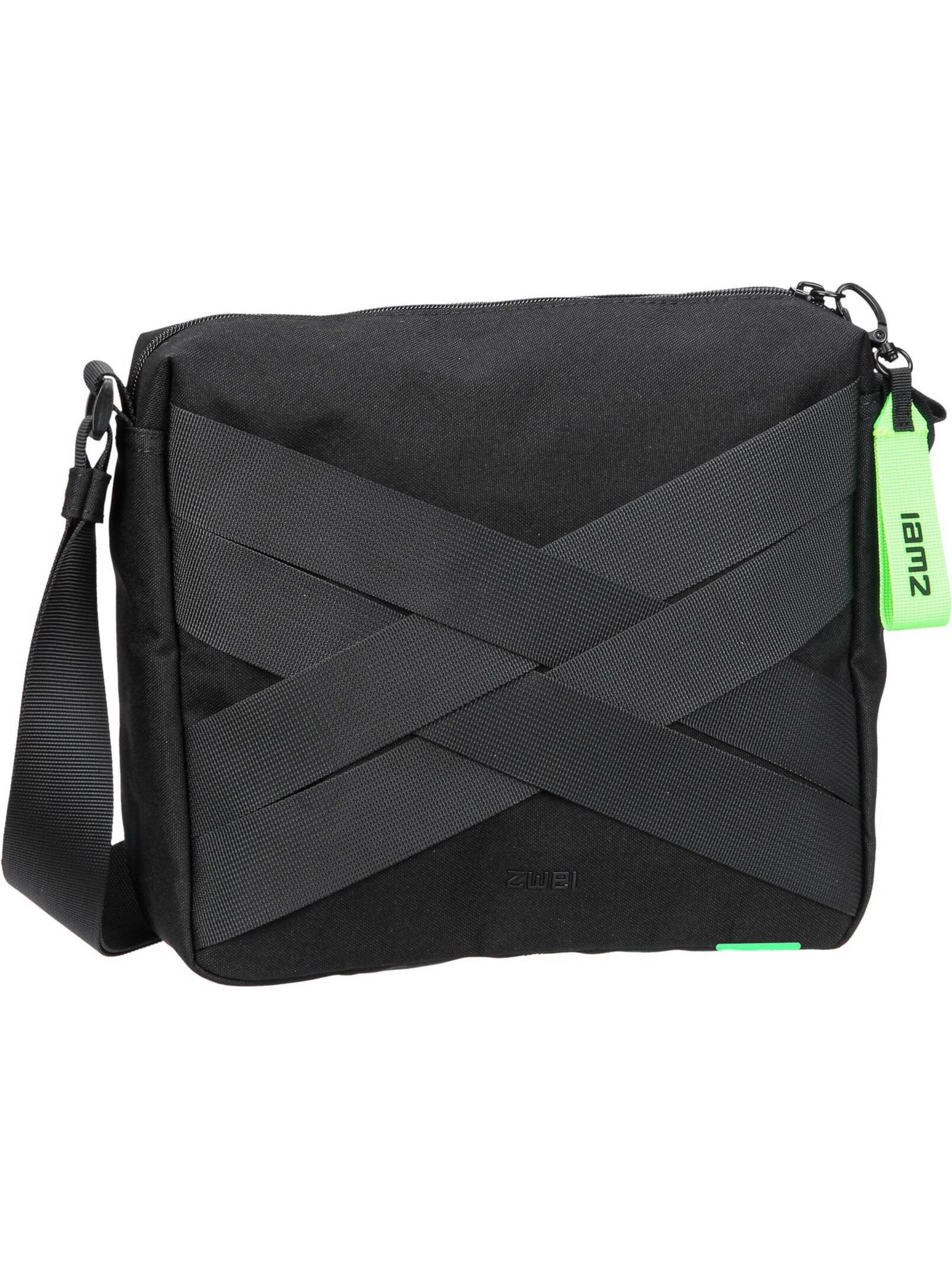 ZWEI Schoudertas 'Alex AL100' in Zwart: voorkant