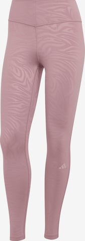 ADIDAS PERFORMANCESkinny Sportske hlače 'All Me Essentials' - ljubičasta boja: prednji dio