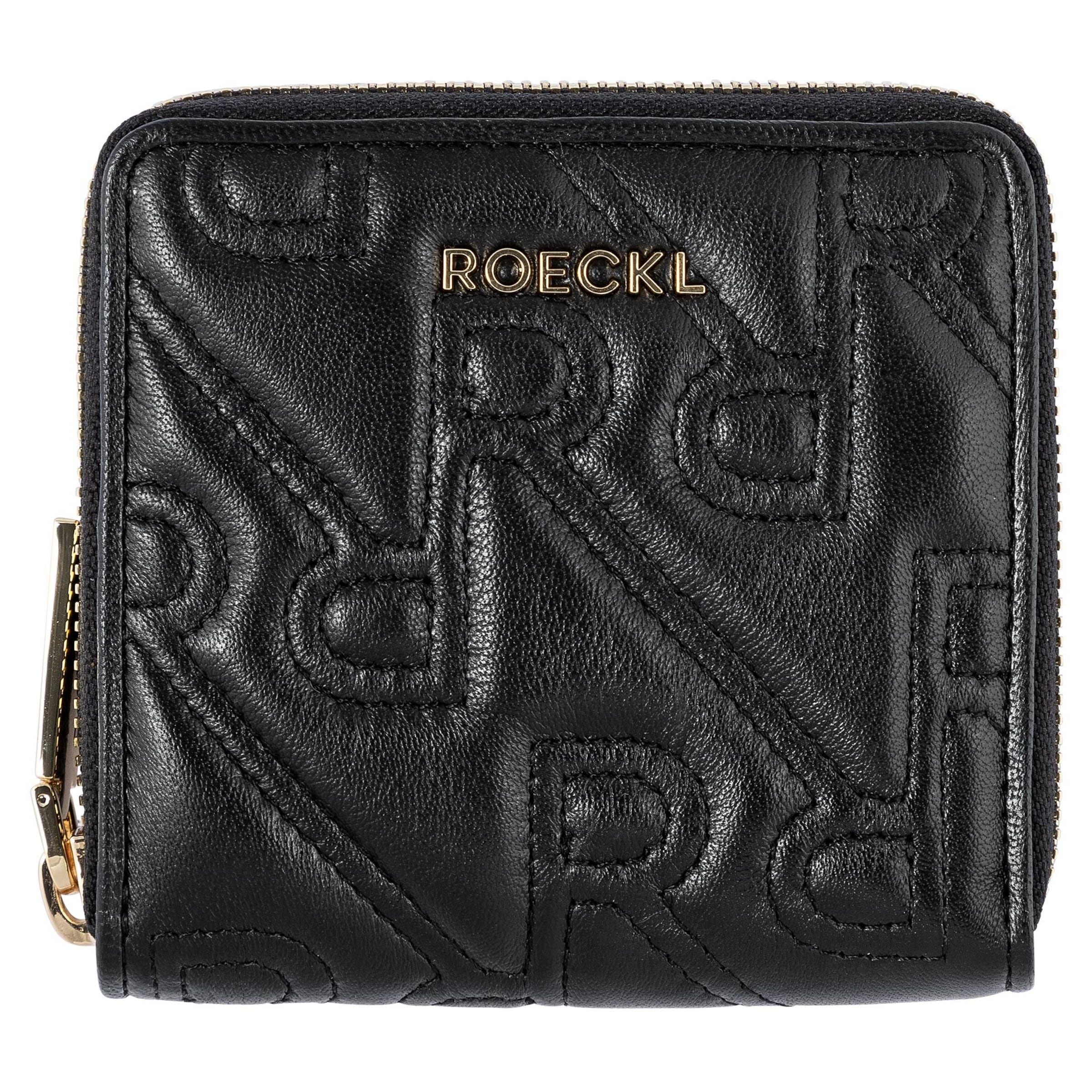 Roeckl Wallet 'DEDA QUILTED' in Black: front