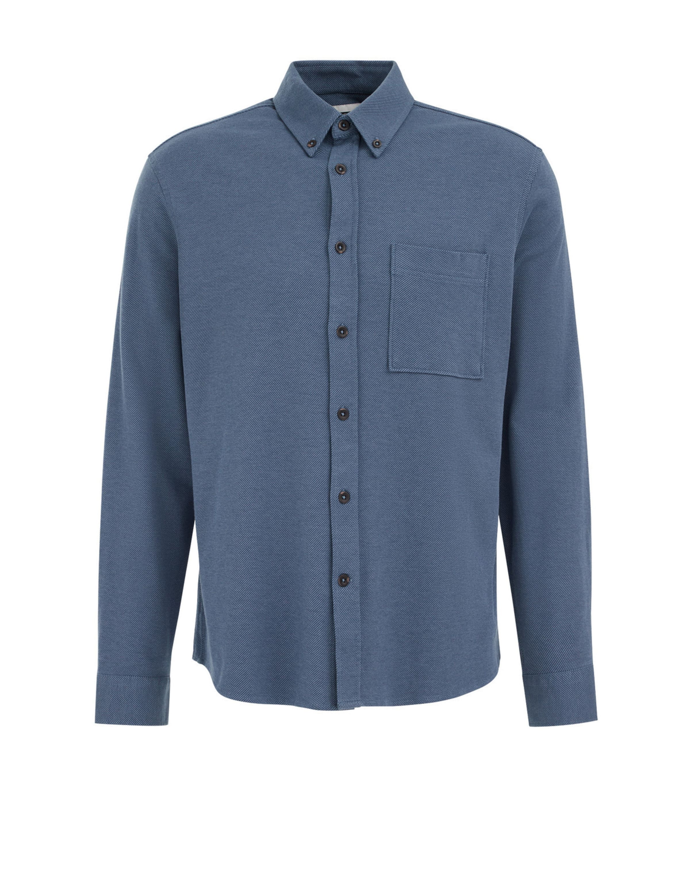 WE Fashion Regular Fit Hemd in Blau: Vorderseite