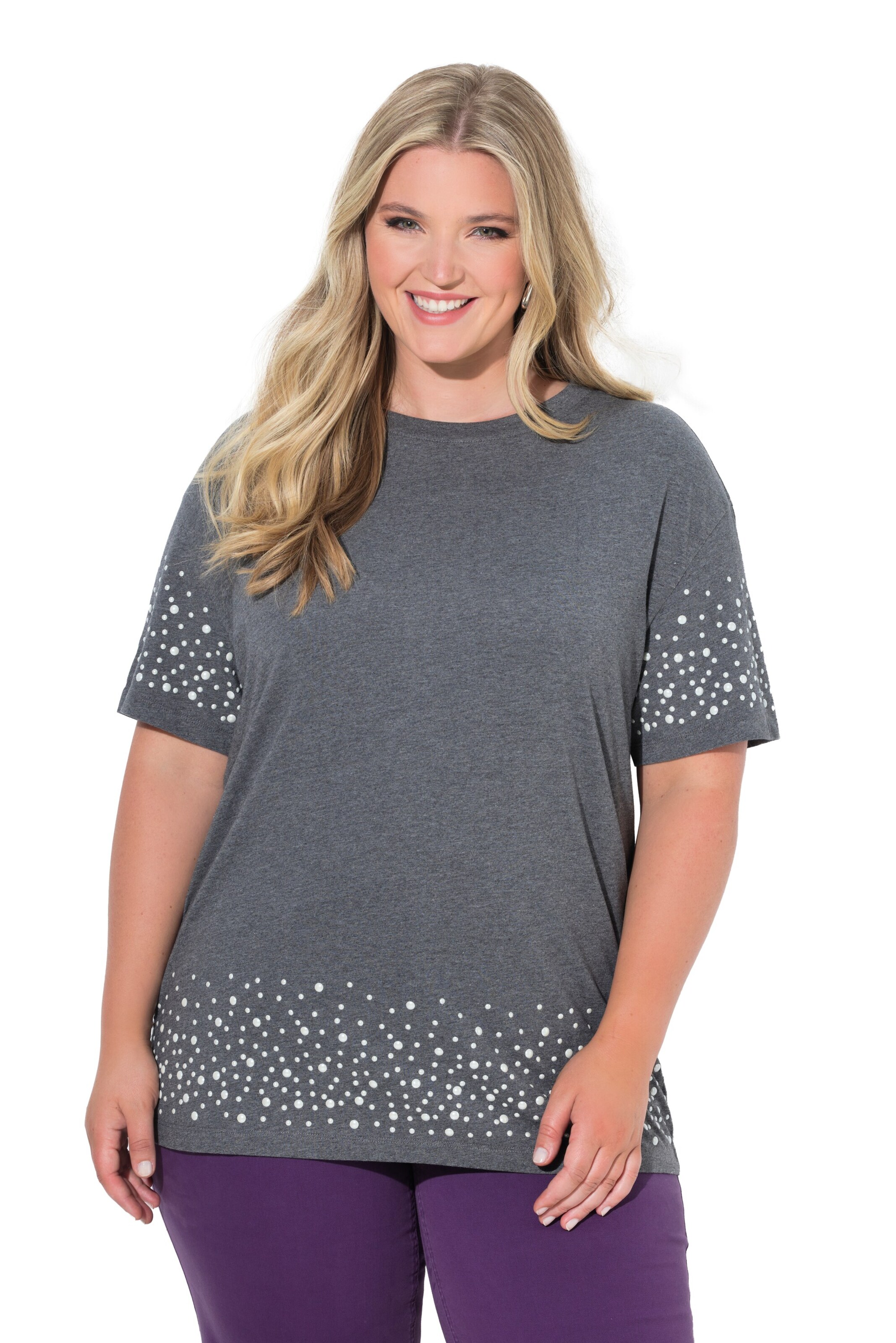 MIAMODA Shirt in Grey: front