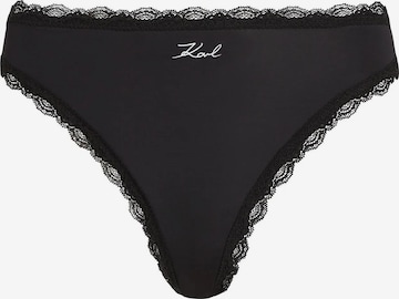 Karl Lagerfeld Stringit värissä musta: etupuoli