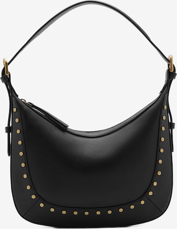 MANGO Torba na ramię 'SERRAT' w kolorze czarny: przód