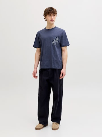 JACK & JONES Bluser & t-shirts 'JORMONTAUK' i blå