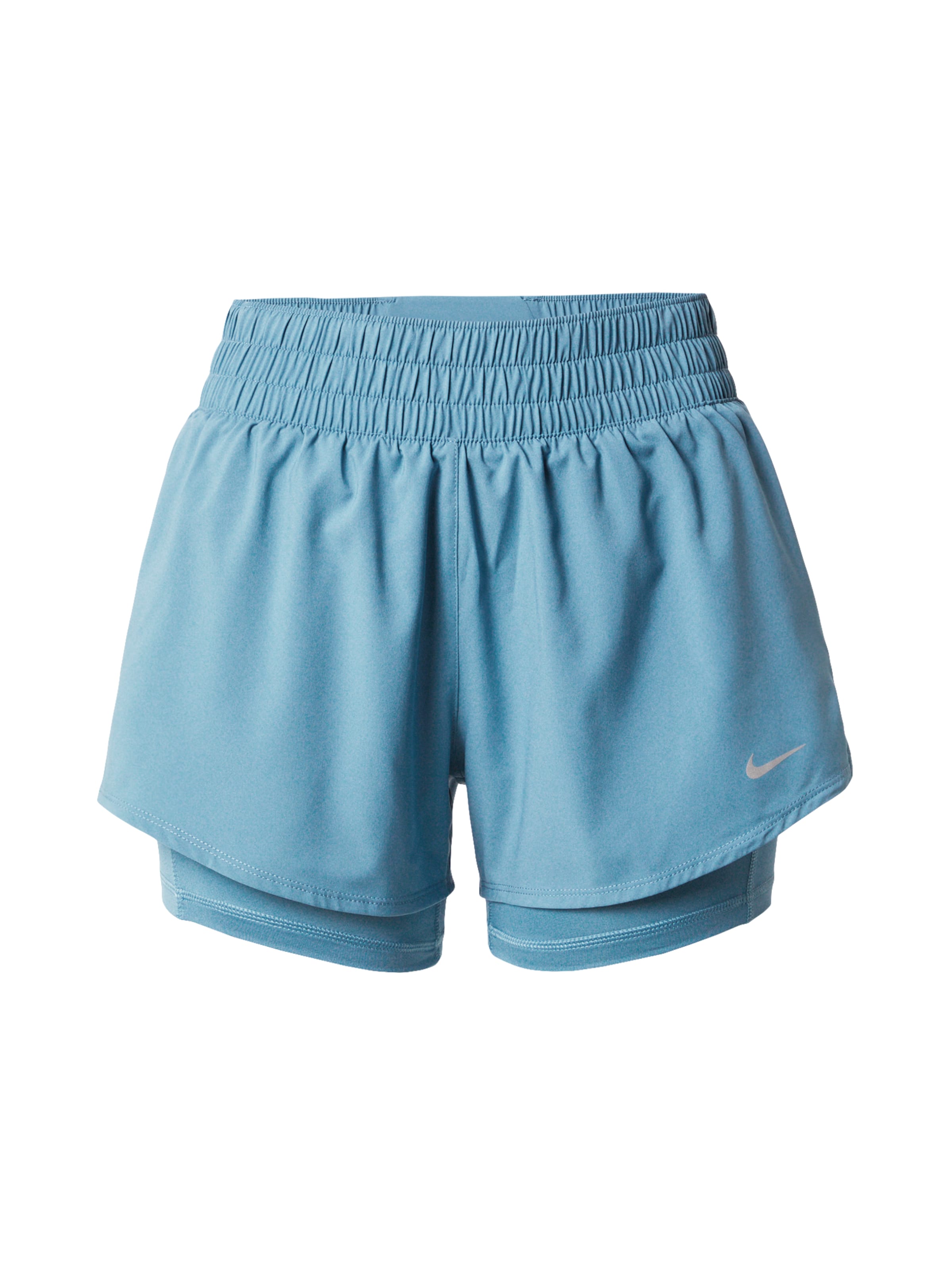 Pantaloni sport de la NIKE pe albastru: față