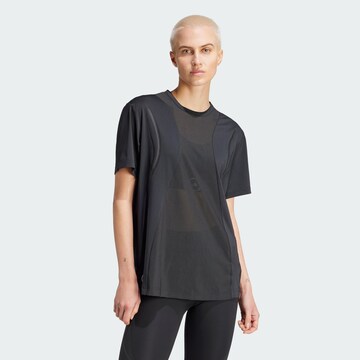 ADIDAS BY STELLA MCCARTNEY Funktionsshirt 'TruePace' in Schwarz: predná strana