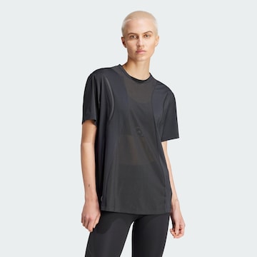 T-shirt fonctionnel 'TruePace' ADIDAS BY STELLA MCCARTNEY en noir : devant