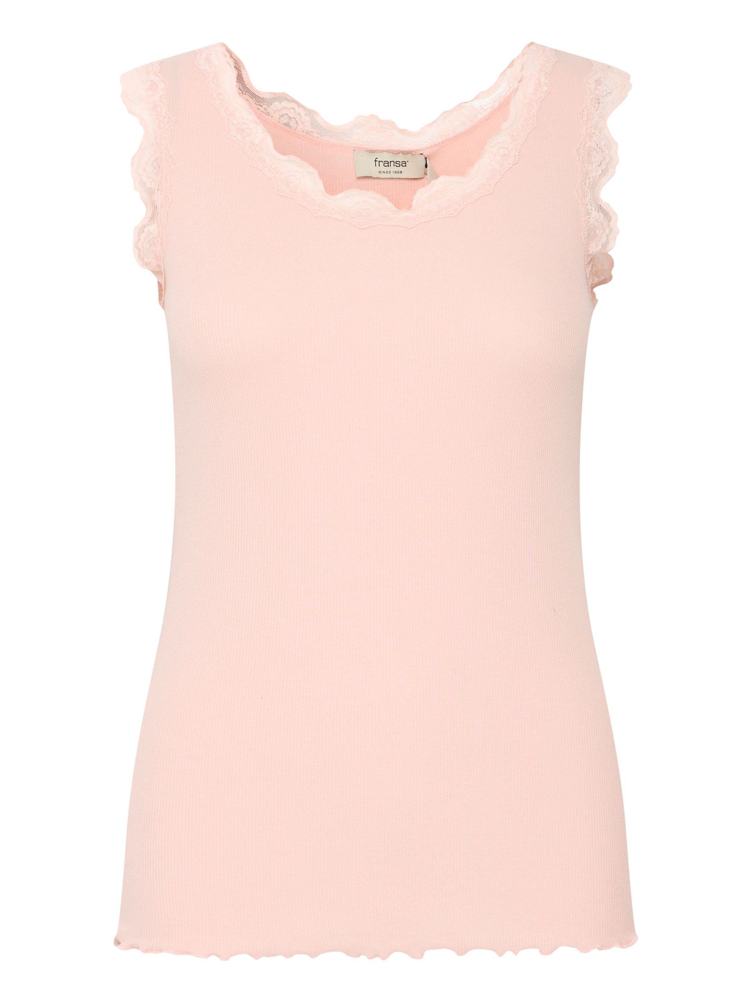 Fransa - Top 'FRHizamond' en rosa: frente