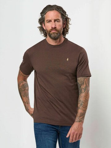 MCS Regular Fit Skjorte ' MCFelix ' i brun: forside