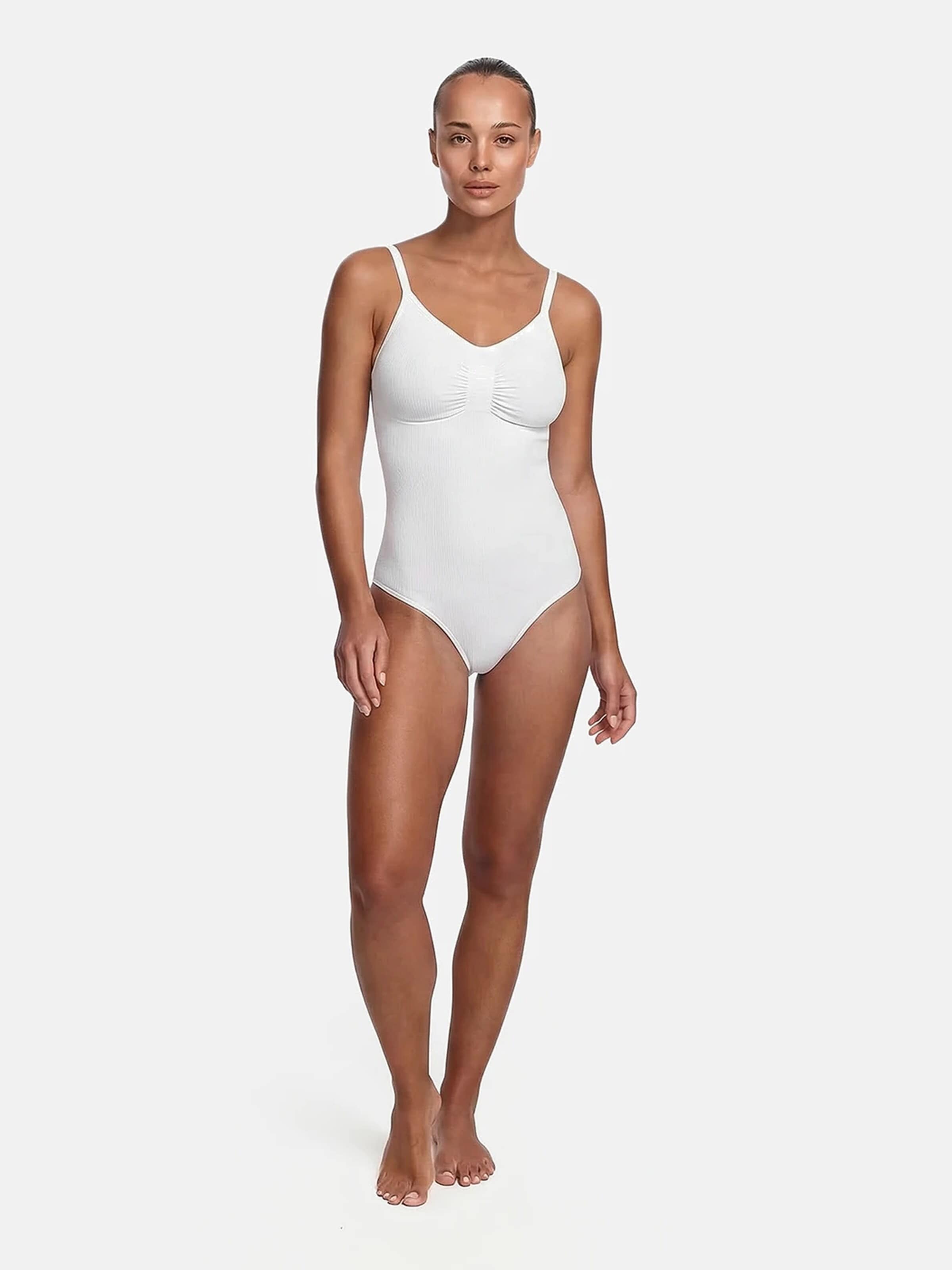 Body modelant 'Bodysuit Sculpting Shapewear mit Slip' cfab (formerly creamy fabrics) en blanc
