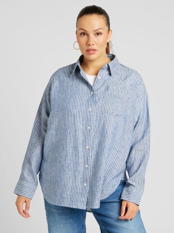 Camicia da donna di Lauren Ralph Lauren Plus in blu: frontale