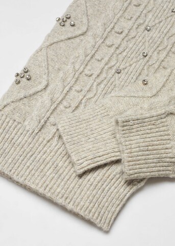 MANGO Pullover 'Royalty' in Beige