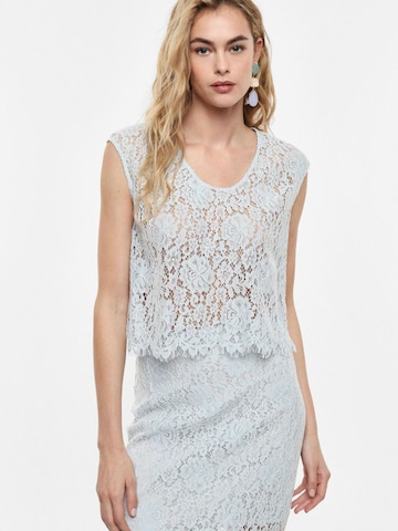 IMPERIAL Top in Blue: front