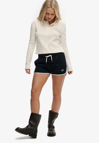 Superdry & Co Slimfit Shorts in Blau